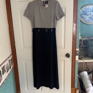 Like new. Positive Attitude Black and White Striped Top